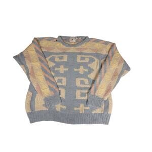 San Francisco Classic Emerson Vintage Handknit Silk Sweater Vintage XL